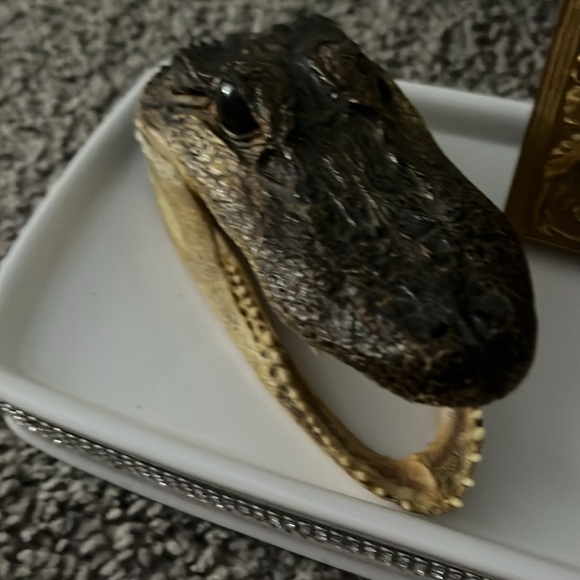 Crocodile Hunter Postcard VNTG 2000 w/ crocs head - Picture 2 of 5